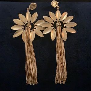 Gold Tassel Earrings